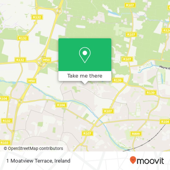 1 Moatview Terrace map