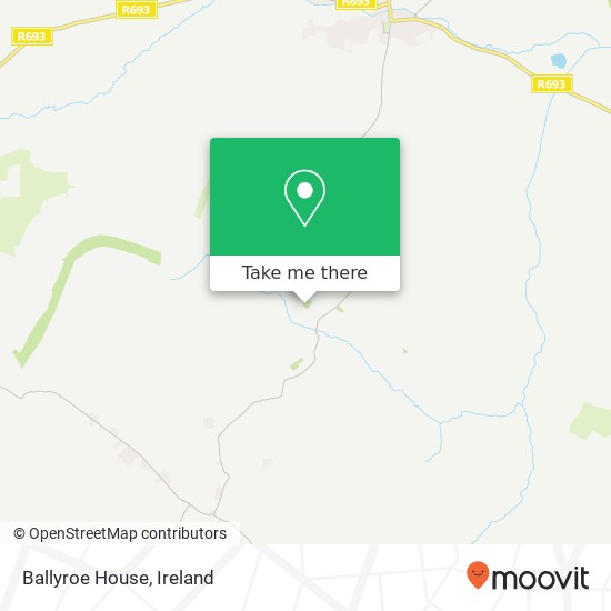 Ballyroe House map