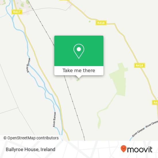 Ballyroe House map