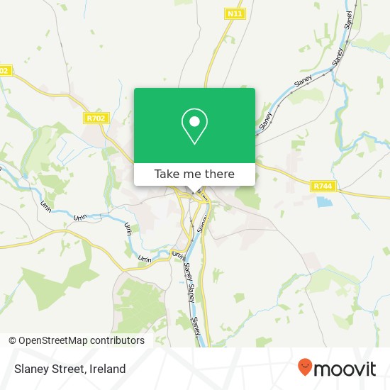 Slaney Street map