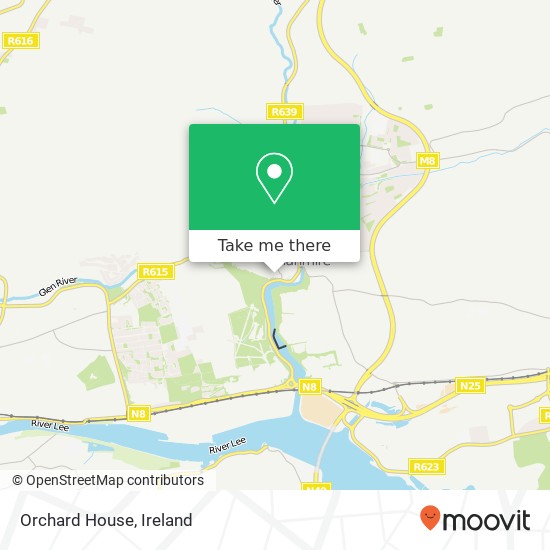Orchard House map