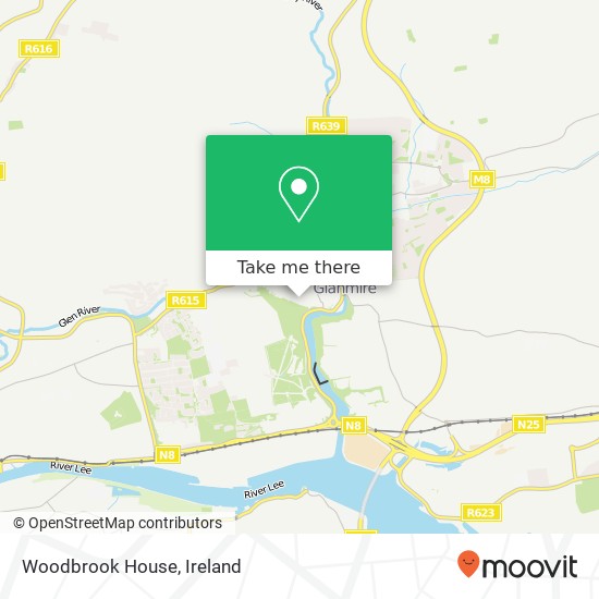 Woodbrook House map