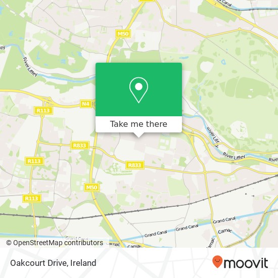 Oakcourt Drive map