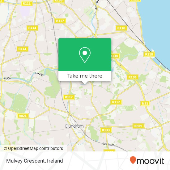 Mulvey Crescent map