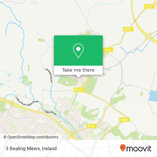 3 Bealing Mews map