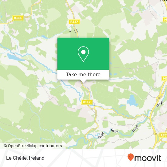 Le Chéile map