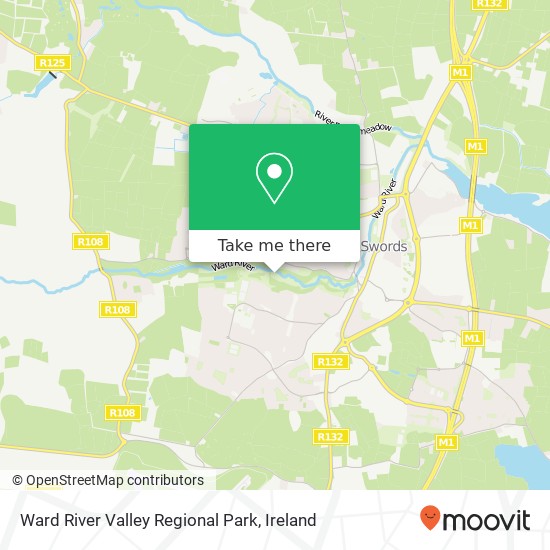 Ward River Valley Regional Park map