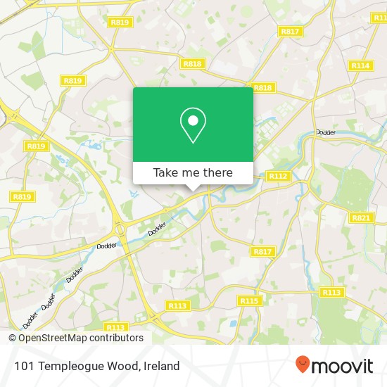 101 Templeogue Wood map