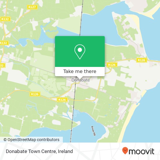 Donabate Town Centre map