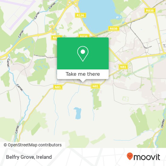 Belfry Grove map