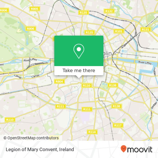 Legion of Mary Convent map