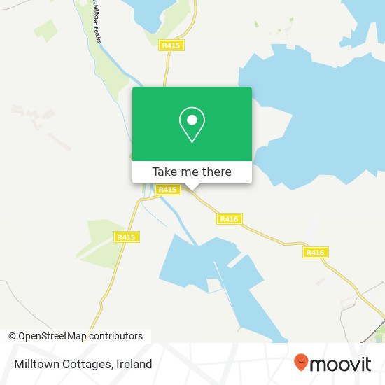 Milltown Cottages map