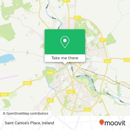 Saint Canice's Place map