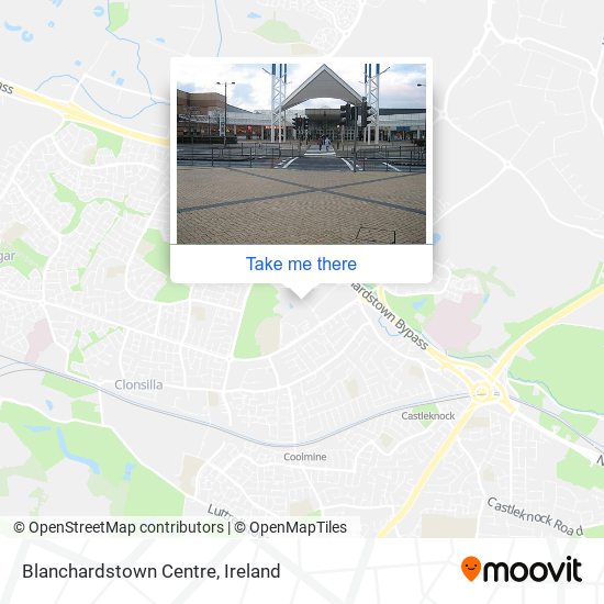 Blanchardstown Centre map