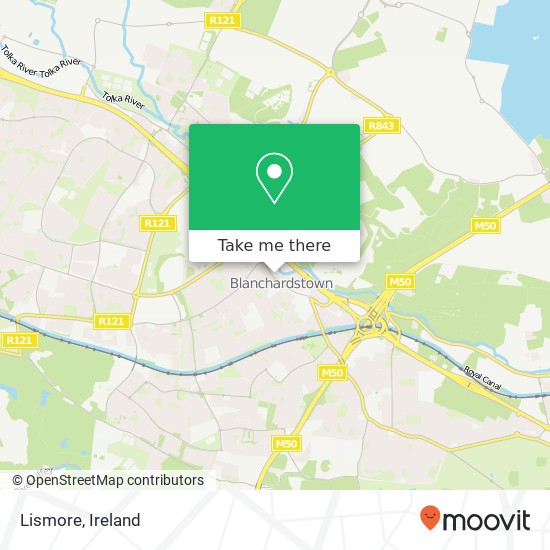 Lismore map