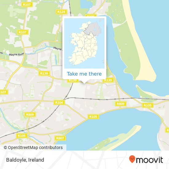 Baldoyle map