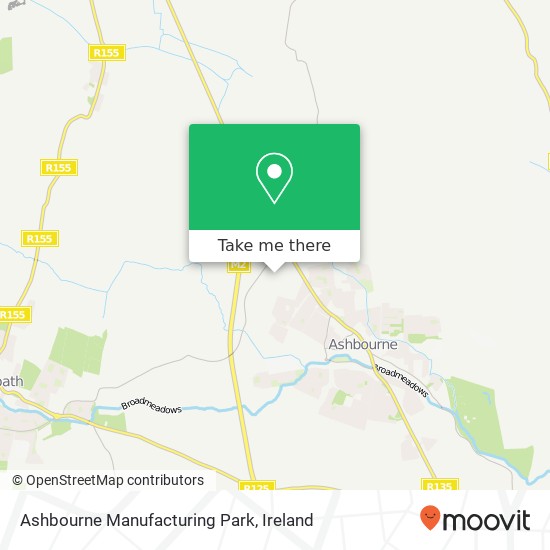 Ashbourne Manufacturing Park map
