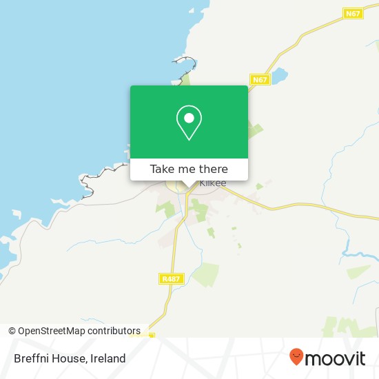 Breffni House map