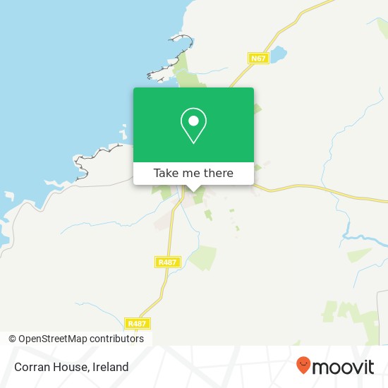 Corran House map