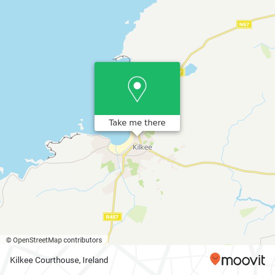 Kilkee Courthouse map