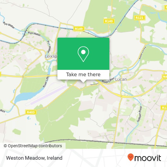 Weston Meadow map