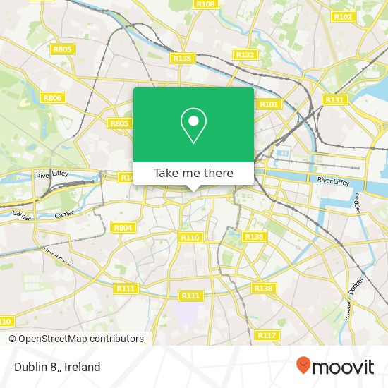 Dublin 8, map