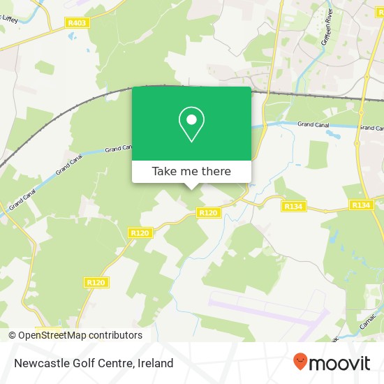 Newcastle Golf Centre map