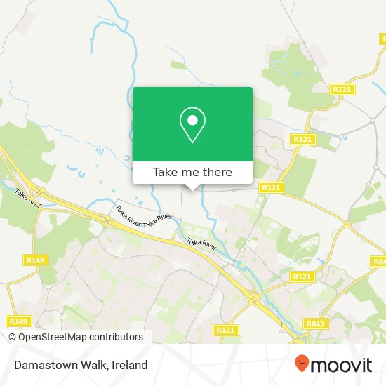 Damastown Walk map