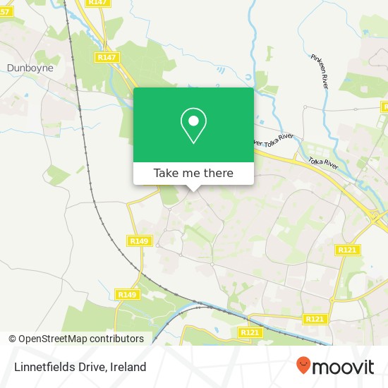 Linnetfields Drive map