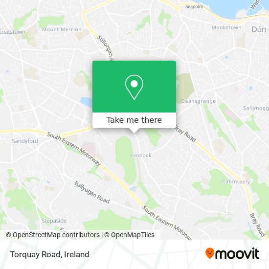 Torquay Road map