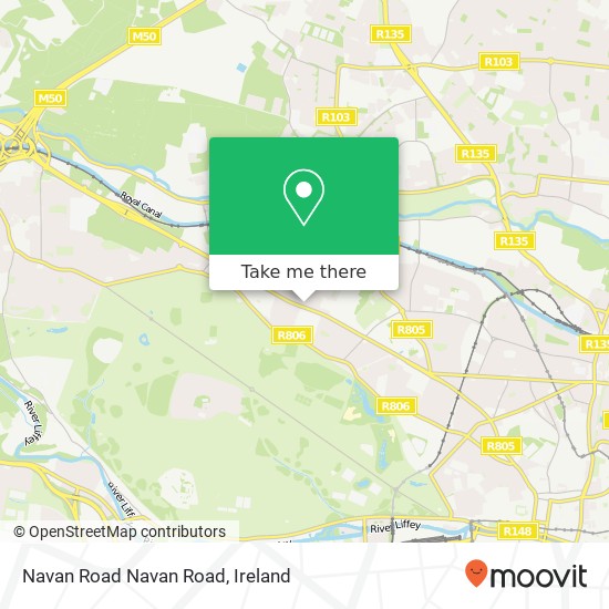 Navan Road Navan Road map