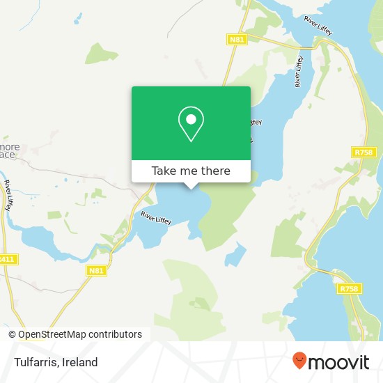 Tulfarris map