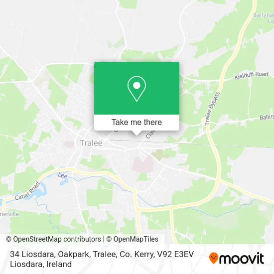 34 Liosdara, Oakpark, Tralee, Co. Kerry, V92 E3EV Liosdara plan