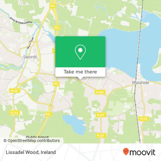 Lissadel Wood map