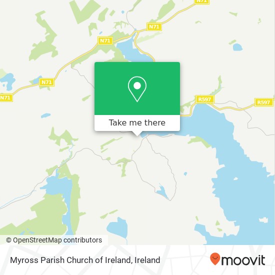 Myross Parish Church of Ireland map