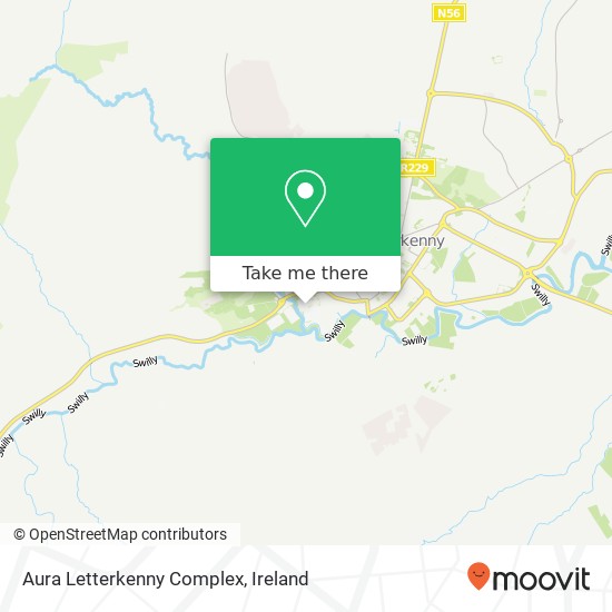 Aura Letterkenny Complex map