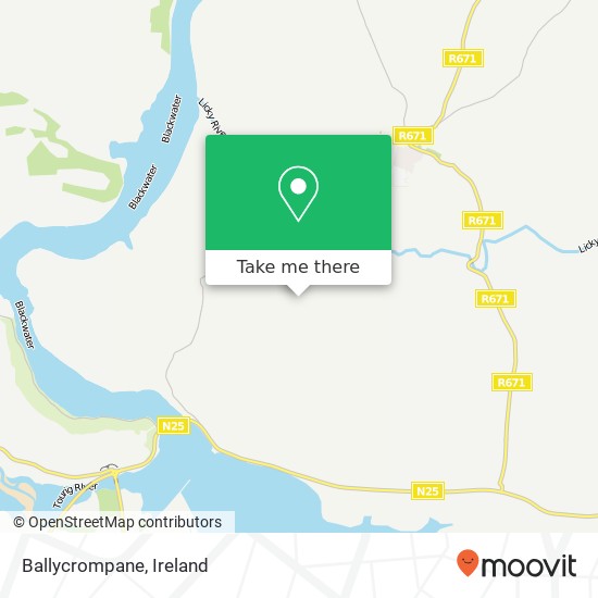 Ballycrompane map