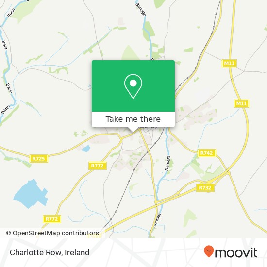 Charlotte Row map