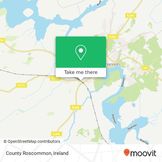 County Roscommon map