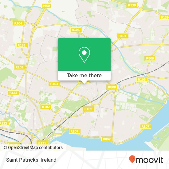 Saint Patricks map