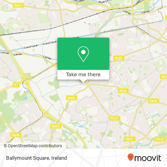 Ballymount Square map