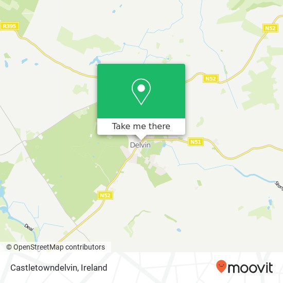 Castletowndelvin map