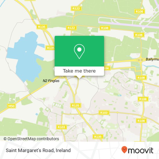 Saint Margaret's Road plan