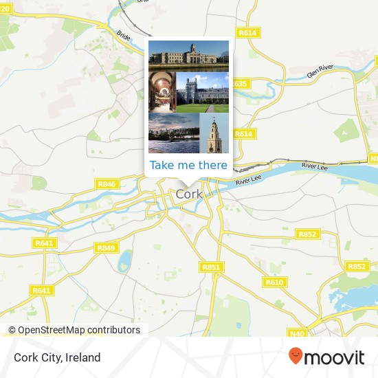Cork City map
