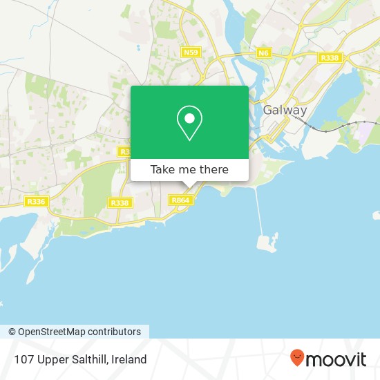 107 Upper Salthill map