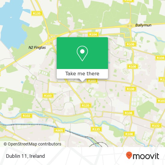 Dublin 11 map
