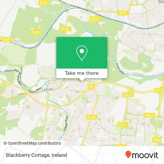 Blackberry Cottage map