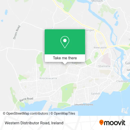 Western Distributor Road map