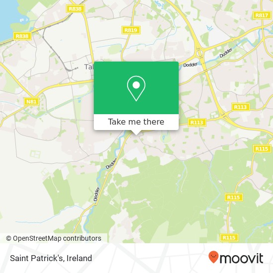 Saint Patrick's map