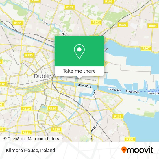 Kilmore House map